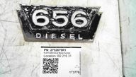 PLATE-656 Diesel Model Symbol, I.H./FARMALL, Used