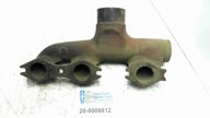 Manifold-exhaust Frt, White, Used